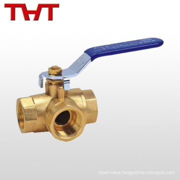 china supplier high quality Brass 3 way ball valve